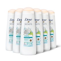 Dove Nourishing Secrets 하이드레이팅 샴푸 앤 하이드레이션 매일 사용 가능한 6개 상쾌한 라임 향이 나는 드라이 헤어 12온스