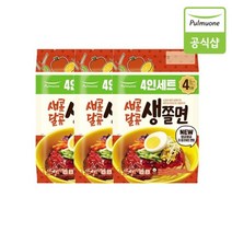 풀무원 새콤달콤생쫄면4인X3봉 총12인분 191312, 새콤달콤생쫄면4인3봉 총12인분