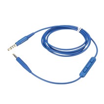 3.5mm Stereo Headphone Jack Aux Extension Cable Audio Lead for QC35 QC25 OE2, 파란색