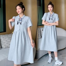화사한 패션 여름 임산부 빅 사이즈 원피스 스카프 넥타이 선물