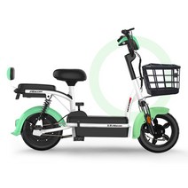 MONTHERIA 성인 전기 자전거 48V 가성비 배달 출퇴근 C398-57, 20A-여정60~70킬로미터, 녹색