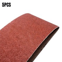 샌더기 벨트 샌더 사포 롤 미니 전기 100mm 그라인딩 머신 앵글 그라인더 m10 용, 5pcs 80grit 벨트