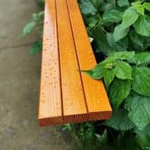 야외 벤치 의자 정원 공원 원목 방부목 DIY 패널 가구 재료, 3.4 x 9 x 145cm 방부목