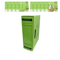 라이브잇 영오 문서 보관상자 10p, 연두, 13세트