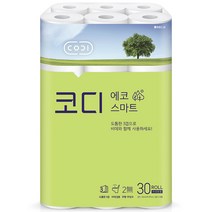 코디 3겹 에코 스마트 롤화장지 22m, 30롤, 1개