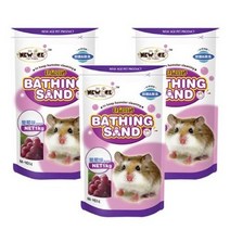 NEWAGE 햄스터 살균 목욕모래 포도향 NA-H014, 1kg, 30개