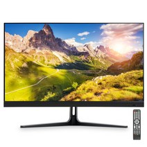 큐빅스 24인치 LED TV 모니터 소형티비 리모컨포함 Full HD 해상도 에너지효율 1등급 USB 장착 제로베젤 신형 CBX240FHD, 일반