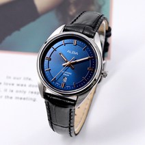 세이코 알바 사파이어 글라스 딥블루 여성 가죽시계 AH7V55X1