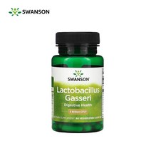 스완슨 락토바실러스 가세리 Lactobacillus gasseri 30억 모유 유래 유산균 60정 베지캡슐