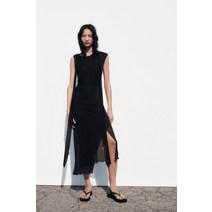 독일 자라 ZARA 콘트라스트 디테일 니트 드레스 156644