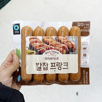 청정원 리치부어스트 칼집프랑크 60g x 5 x 2개, 아이스보냉백포장, 300g