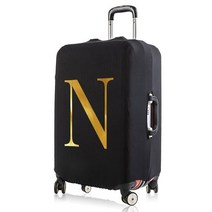 찾기 나만의 캐리어커버 18-28 인치 26 글자 시리즈용 탄성 여행 세트 보호 수하물 가방 커버 액세서리 트롤리 케이스