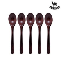 천연옻칠 티스푼5P 나무우드 카페 숟가락
