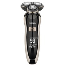 다용도 전기면도기 플로팅면도기 전신수염세척기 발렌타인데이 선물, 골드, 8580 세