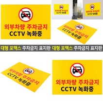 SC 대형 포맥스 주차금지 표지판 주차금지표지 주차금지표지판