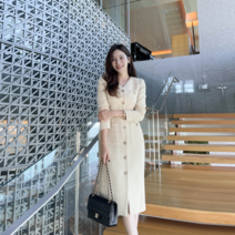 악녀일기 악녀일기 울 글로에 트위드 롱 원피스(5577)