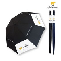 [기타브랜드] 잭니클라우스 75자동우산 이중방풍 골프우산, 색상:블랙