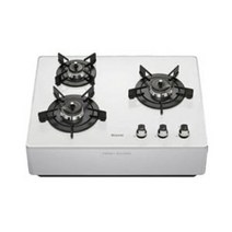 린나이 빌트인 쿡탑 3구 화이트 펄 RBR-P3511WD(560X430)+케이스 세트구성, 화이트 낮은케이스(FS-L5500WH), 택배요청, RBR-P3511WD(도시가스/LNG)