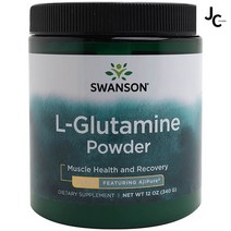 스완슨 340g L-글루타민 파우더, 340g × 1개