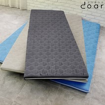 도아르 65T 볼라텍스 접는 바닥 토퍼 접이식 매트리스 수면매트 1인용 2인용 두꺼운 요매트 토퍼매트 요토퍼 원룸 자취