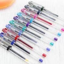 동아 파인테크 캡 0.25 0.3 중성펜 잉크펜, 0.25mm / 연두(43)