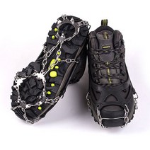 kapoo 겨울산행 아이젠 등산아이젠 등산용품 스파이크, 오렌지