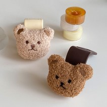 곰돌이 차량용 걸이 2colors 자동차 후크, 브라운