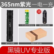 휴대용 UV 곰팡이 세균 감지 램프 측정기 검사, UV-5W 365nm 배터리1개개