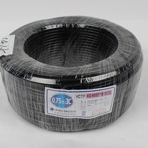 상진전선 VCTF/전기선/전선/충진형(VCTF) 0.75SQ 4C 1롤(100M), 1개