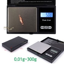 [붕어하늘] 가정용 초정밀 전자저울 (0.01-300g 고급형블랙) 낚시
