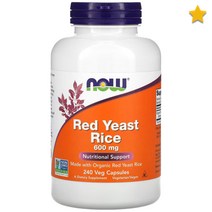 나우푸드 홍국 효모 600mg 240정 붉은쌀 홍국균 누룩곰팡이, ONE COLOR