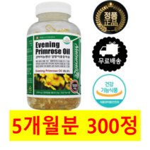 중년 폐경 여성 여성용 여자 엄마 갱년기 도움 극복 달맞이 달마지 꽃 보리지 보라지 오일 보라지유 감미리놀렌산 감마리 놀레산 놀레산 놀산 달맞이꽃종자유 추천 건강 보조제 영양제, 1박스(5개월 300정)