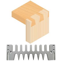 목공 도브테일 주먹장 지그 이음 홈파기 루터기 DIY, 12인치 1/2인치 완전 투명(액세서리 포함)