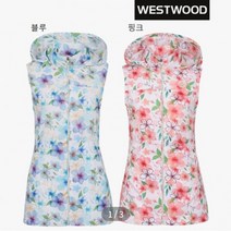 웨스트우드 여성 플라워 프린트 조끼 WL2WTVT632