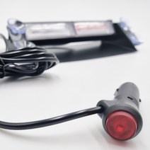 3M 시가잭 2COB 면발광 스트립LED바 경찰경광 화물차차폭 지게차 굴삭기 안전작업등 2종 선택형, 블루레드1세트, 1개