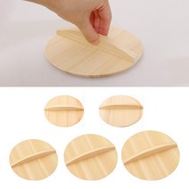 천연목 오토시부타 조림뚜껑(일본 조림용 나무뚜껑), 24cm