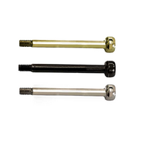 방문손잡이 부속 잠금핀 버튼, 블랙(40mmx2mm), 1개