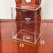 피큐어진열장 팝 피규어용 투명 아크릴 디스플레이 케이스 150 사이즈 손으로 만든 인형 자동차 모델 블라인드 박스 장난감 보관함 스탠드 맞춤형, [01] height 10cm, [21] 15x15cm