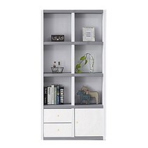 상도가구 아이나 800 4단 수납형 책장, 그레이화이트(CO)