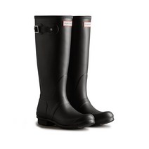 헌터(HUNTER) (HUNTER) 헌터 여성 오리지날 톨 백프린트레인부츠 WFT2251RMA BWT
