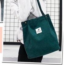 대학생 가방 코듀로이 에코백 숄더백 여자버킷백 30대