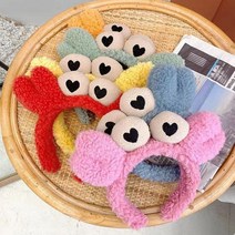 체육대회 반티 졸업사진 단체 행사 인싸 틱톡 소품 꽃게 동물 머리띠 생일 파티 놀이공원, 분홍