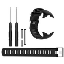 호환 suunto 순토 /D4/D4i/NOVO 시계 밴드 스트랩 크리이티브 그래피티 스타일 실리콘 교체 /D4/NOVO, Black