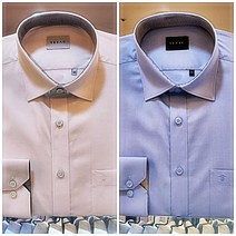 예작 솔리드 트윌 배색 긴소매 비지니스 일반셔츠 YJ2FBR900-WH.NY