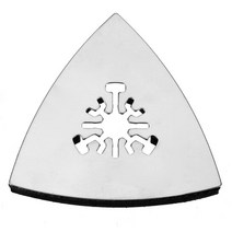 1pc 80mm 다기능 삼각형 샌딩 패드 연마 진동 멀티 도구 스테인레스 스틸 로타리 도구 톱날, 단일옵션