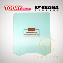 코리아나 용접면 K-12용 외부 렌즈 앞면 보호렌즈 용접면 부속 용품 K12 K9, 외부렌즈 10개입