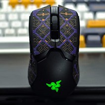 레이져 바이퍼 v2 무선 게이밍 마우스 논슬립 패드 스티커만, 바이퍼 얼티메이트 + D 모양