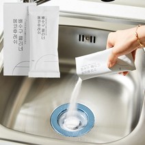 발포 배수구클리너 싱크대 세정제 하수구냄새제거제 에코후레쉬 4개입