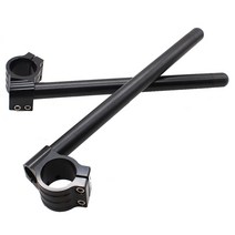 세퍼핸들 셰퍼 PCX CNC 오토바이 핸들 바클립 온 포크 야마하 YZF R3 R1 R6, Black 53mm