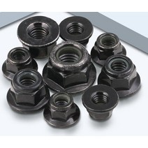 스테인리스 스틸 육각 플랜지 나일론 삽입 잠금 너트 자동 너트 M3 M4 M5 M6 M8 블랙 카본 304 A2-70 2-20 개, M8 10pcs, 01 black carbon steel